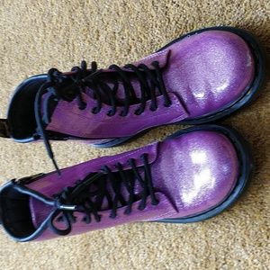 Dr. Martens glitter boots